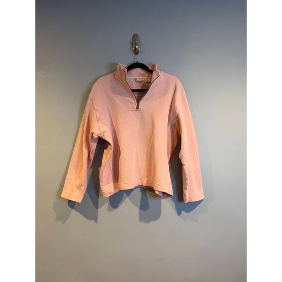 Tommy Bahama Tops - Tommy Bahama Pink Quarter Zip Pullover Sweatshirt XL
